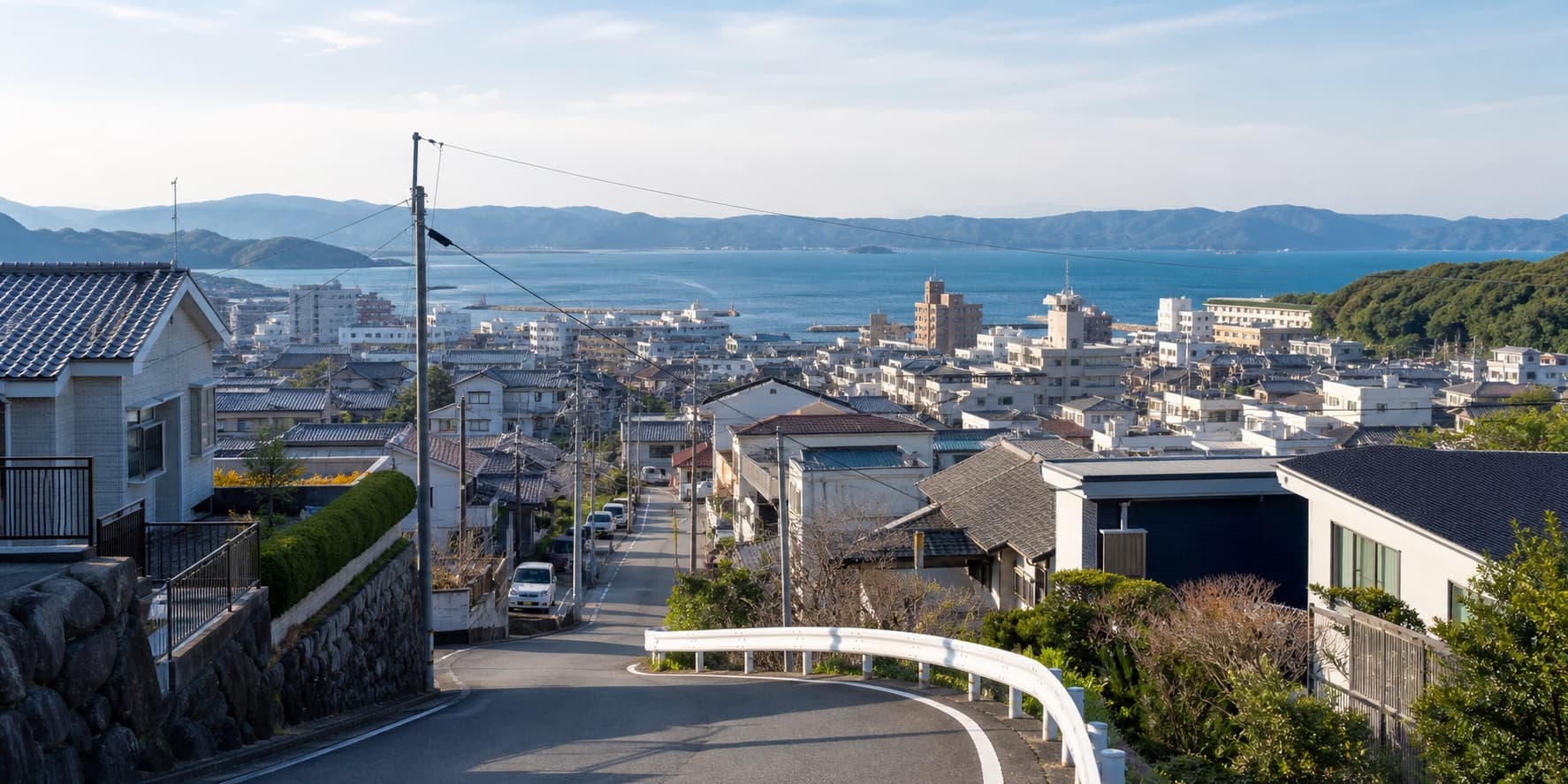 四国の地方都市を感じるToworksの地域イメージ